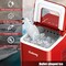 Costway Portable Ice Maker Machine Countertop 26Lbs/24H Self-cleaning w/ Scoop Silver\Green